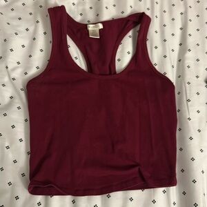 Burgundy tank top, small, brand bozzolo